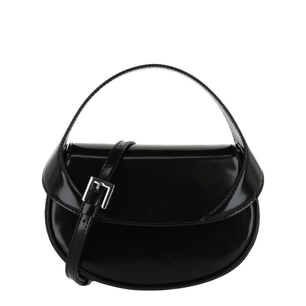 ByFar Hari Patent Leather Shoulder Bag Womens